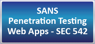 دوره آنلاین (لایو) SANS – Penetration Testing Web Apps – SEC 542 